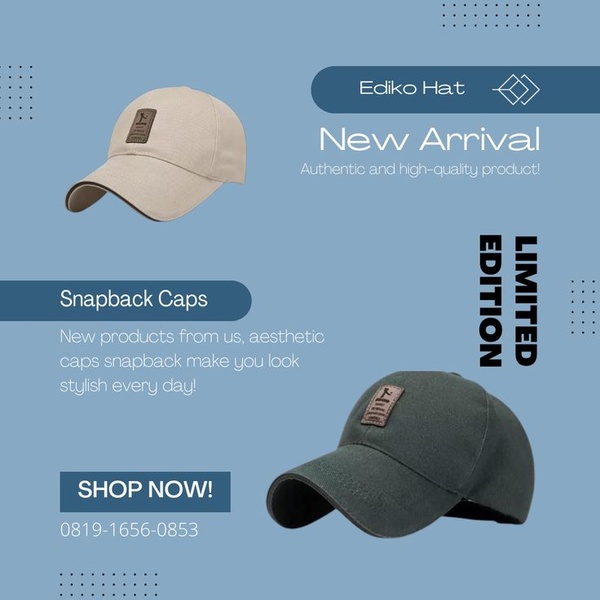 baseball cap, snapback cap, adjustable cap, fitted hat, sports cap, casual hat, cap, new arrival, minimalist, calm, blue